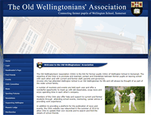 Tablet Screenshot of oldwellingtonians.co.uk